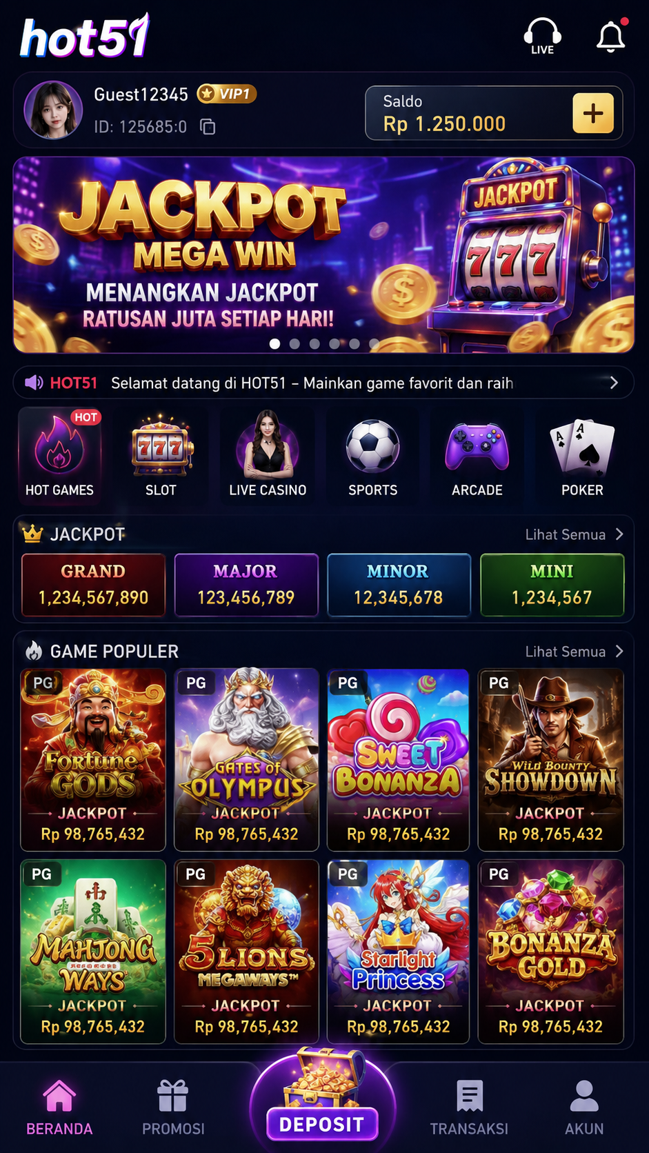 Screenshot 1 hot51